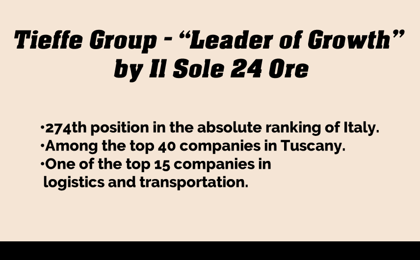 Tieffe Group – “Leader of Growth” by Il Sole 24 Ore